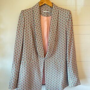 Alice + Olivia Floral Multicolor Patterned Blazer | size 2